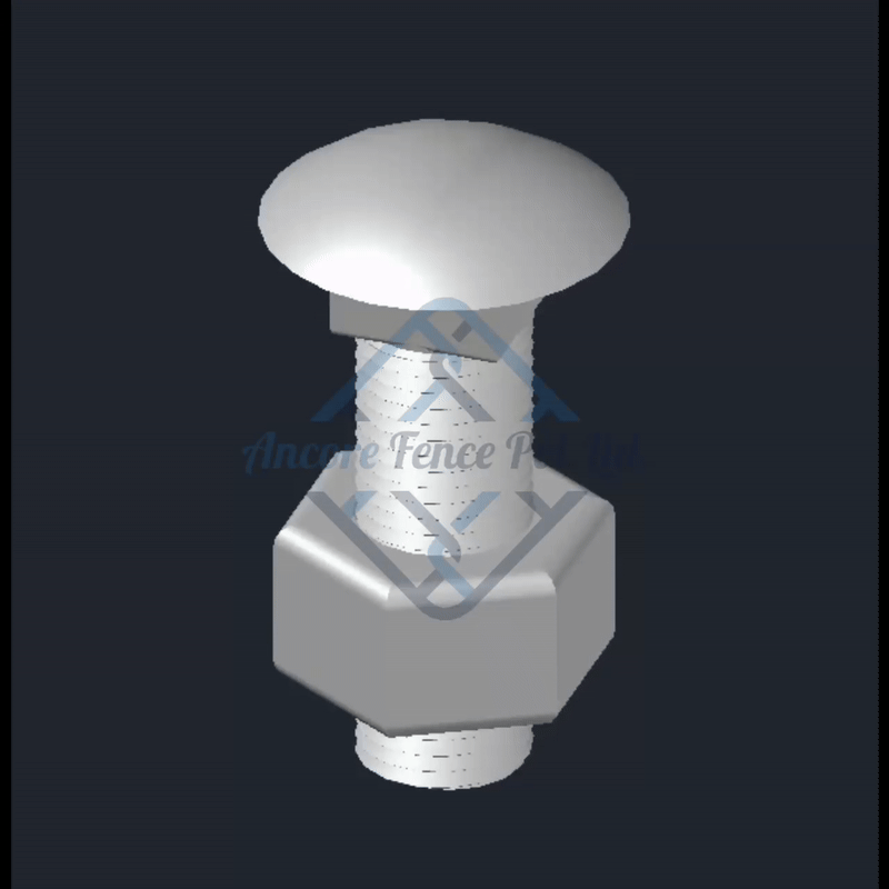 Carriage Bolt & Nut